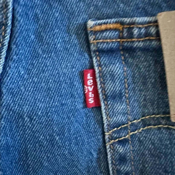 Levi's 501 Original Women's High Rise Jean Short Button Up Size 18W Blue, NEW - Picture 9 of 16